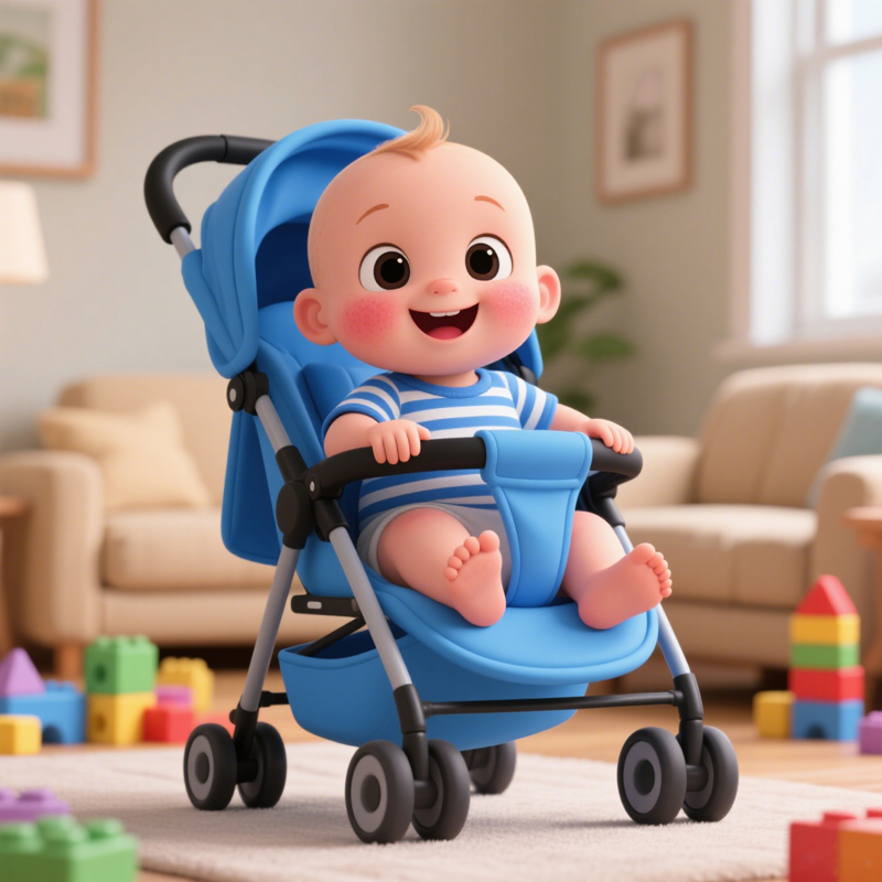 Como faço para ajudar meu bebê a gostar do carrinho?